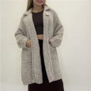 giacca senza bottone midy coat